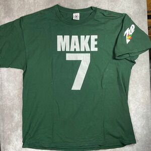 Vintage 7UP Make 7 Up Yours T-Shirt Mens XL Green Delta Pro Weight Graphic Tee